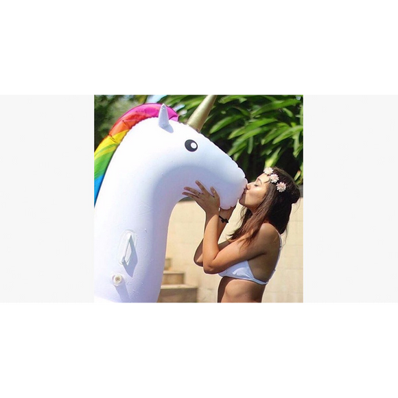 Giant Inflatable Unicorn Pool Float (USA) - itsthethought