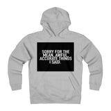 "Sorry For...." Unisex Heavyweight Fleece Hoodie - itsthethought