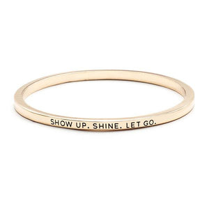 Show Up Shine Bangle - itsthethought