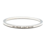 Let Your Light Shine Bangle - itsthethought