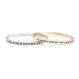 She Needed A Hero Bangle - itsthethought