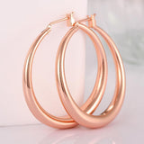 Solid Gold French Lock Hoops - itsthethought