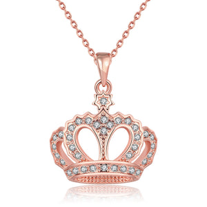 18K Rose Gold Plated Swag King Necklace - itsthethought